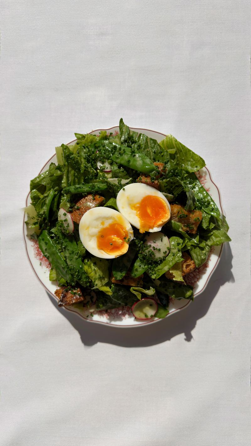 Salat mit Ei