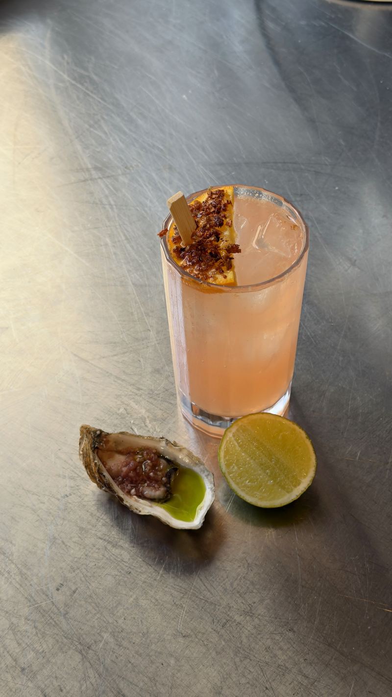 Drink, Auster, Limette