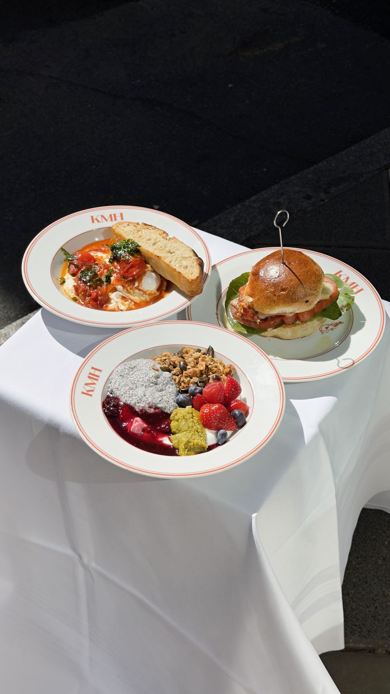 Brunch, drei Teller