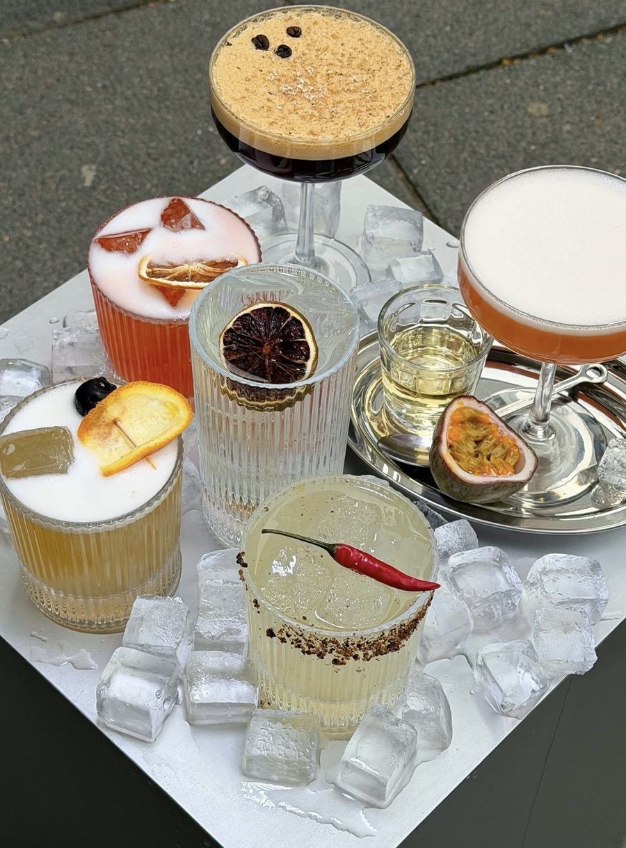 Cocktails auf Eis