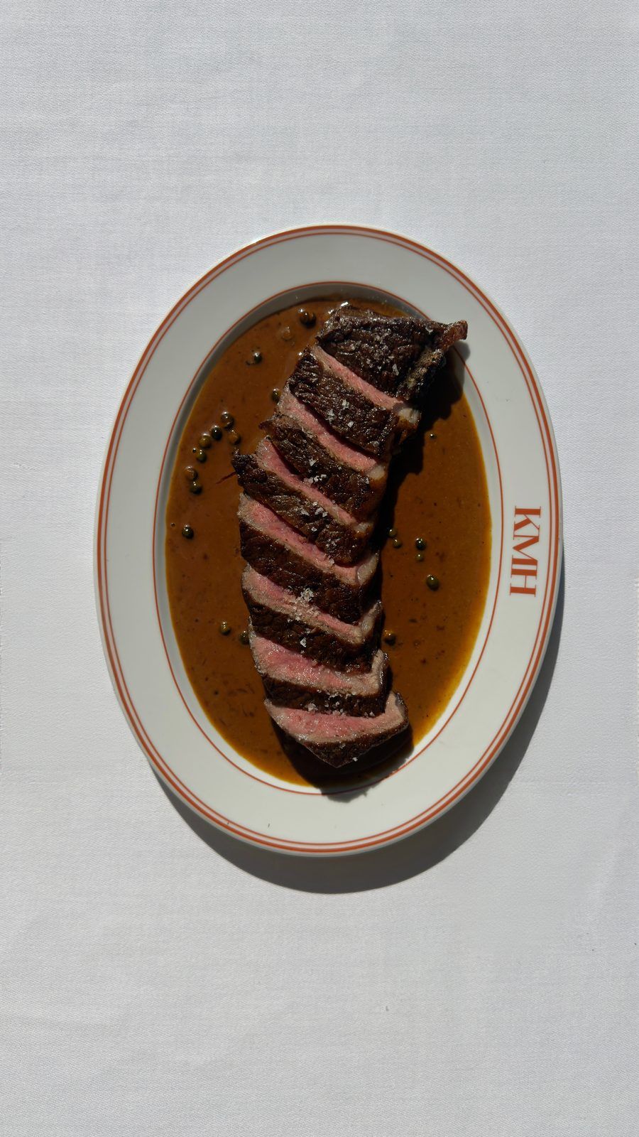 Steak mit Pfeffer Jus
